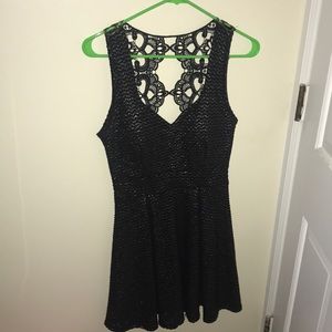 Black and Gold Dress